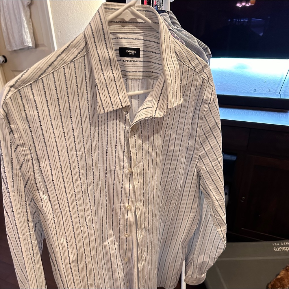 Express men’s casual shirt button down